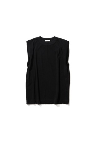 FRESCA SINGLE JERSEY TANK TOP - BLACK (KKAGLM0400)