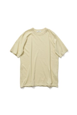 FRESCA SINGLE JERSEY STANDARD T-SHIRT - YELLOW (KKAGLM0401)