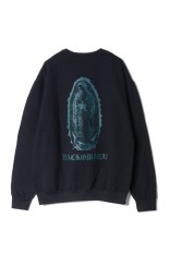 CREW NECK SWEAT SHIRT ( TYPE-2 ) / BLACK (26SSE-WMC-SS07)