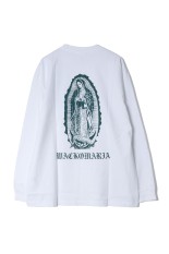 WASHED HEAVY WEIGHT CREW NECK LONG SLEEVE T-SHIRT ( TYPE-2 ) / WHITE (26SSE-WMT-LT05)