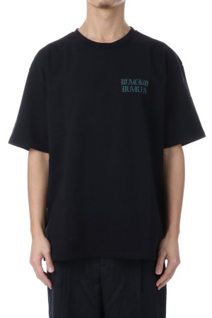 WASHED HEAVY WEIGHT CREW NECK T-SHIRT ( TYPE-2 ) / BLACK (26SSE-WMT-WT02)