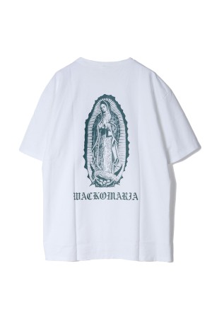 WASHED HEAVY WEIGHT CREW NECK T-SHIRT ( TYPE-2 ) / WHITE (26SSE-WMT-WT02)