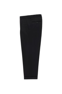 PLEATED TROUSERS ( TYPE-2 ) / BLACK (WMGP-WMP-TR01)