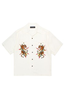 TIM LEHI / HAWAIIAN SHIRT S/S ( TYPE-1 ) / IVORY (26SSE-WMS-HI01)