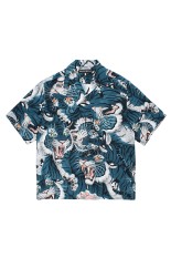 TIM LEHI / HAWAIIAN SHIRT S/S ( TYPE-2 ) / BLUE (26SSE-WMS-HI02)