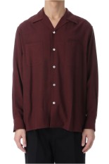 50'S SHIRT L/S ( TYPE-2 ) / BURGUNDY (26SSE-WMS-OC02)