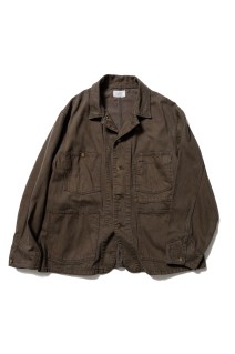 Chore Jacket Color Denim - Brown Wash (U26S-18-0002)
