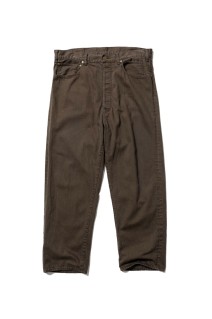 Time Travel Jean Wide Color Denim - Brown Wash (U26S-21-0002)