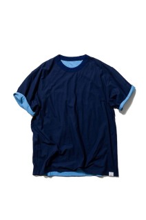 Reversible Tee - Navy/Sax (U26S-04-0007)