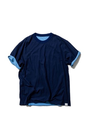 Reversible Tee - Navy/Sax (U26S-04-0007)