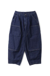 Double-Knee Balloon Painter Pants - INDIGO (26SS_12_1008SSBALOONPT01)