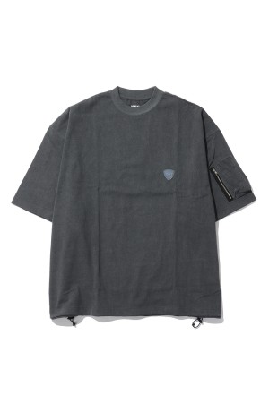 Arm Pocket Balloon T-Shirt - BLACK (26SS_40_1008SST01)