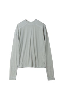 Hightwist Gauze Long T-shirts -SAGE (12610620)