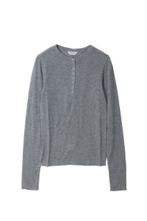 Henleyneck Soft Tops -GRAY (12610608)