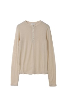 Henleyneck Soft Tops -SAND (12610608)