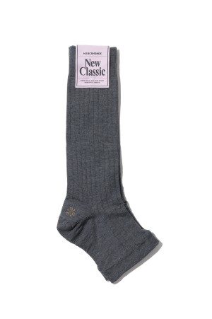 cotton wide ribbed leg warmers 28 - Grey (176N5_1LW-28C)