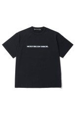 MOUT BLUR LOGO T- SHIRTS - Black (MT1909)