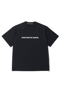 MOUT BLUR LOGO T- SHIRTS - Black (MT1909)