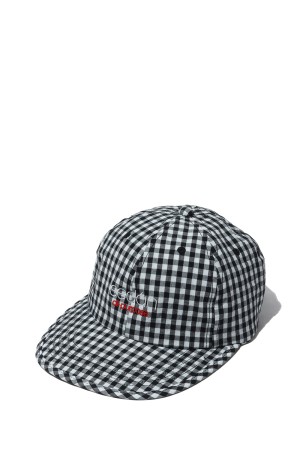Classic Logo Cotton Linen Cap - Gingham Plaid (SD26S-CP04)