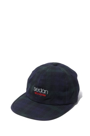 Classic Logo Cotton Linen Cap - Gingham Plaid (SD26S-CP04)