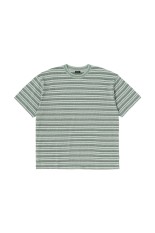 Jacquard Striped S/S Tee - Grey (SD26S-CT06)