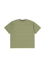 Jacquard Striped S/S Tee - Olive (SD26S-CT06)
