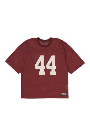 Mesh Football Tee - Burgundy (SD26S-CT10)