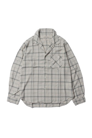 Rayon Twill Check Shirt - OFF (RN30389053)