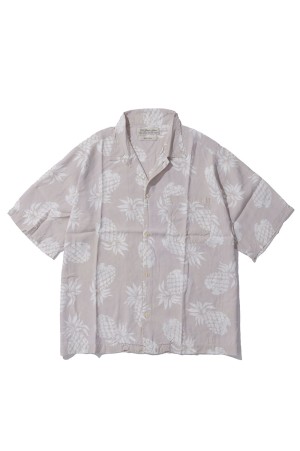 Pineapple Patterned Aloha Shirt - D.PINK (RN30389014)