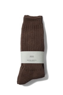 2P LONG SOCKS - BROWN (253-60910)