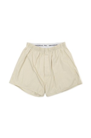 COTTON TRANKS - YELLOW STRIPE (253-60909)