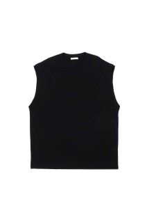 SLEEVE LESS T-SHIRTS - BLACK (261-60107)