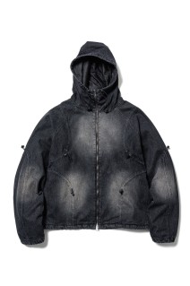 CPG CURVE CORD DENIM JACKET - BLACK (26SS-CPG-05 / FS1925)