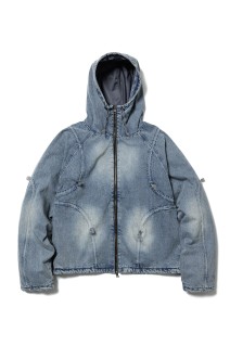CPG CURVE CORD DENIM JACKET - BLUE (26SS-CPG-05 / FS1925)