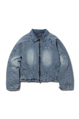 CPG ZIP DENIM JACKET - BLUE (26SS-CPG-06 / FS1926)
