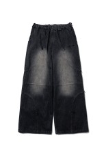 CPG CURVE CORD DENIM PANTS - BLACK (26SS-CPG-07 / FS2019)