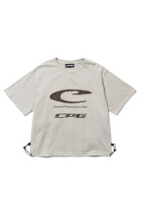 CPG FRT LOGO DYE TEE - GRAY (26SS-CPG-11 / FS2023)