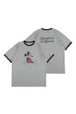 Disney / SD Ringer T - GRAY / BLACK
