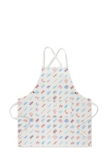 SD Foot Print Apron - WHITE