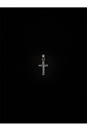 Ornament Tiny Cross Pendant - Silver (RX-921-1)