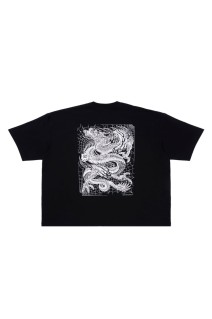 ASIC Oversized S/S Tee (Oriental Dragon) - Pure Black (ABCSS26CT05)