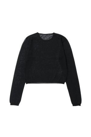 Compact Sheer Knit -BLACK(12610514)