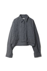 Check Short Shirts - CHARCOAL GRAY (62610415)