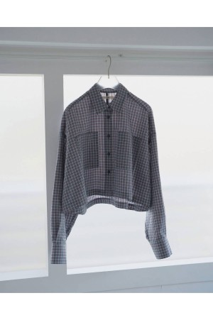 Check Short Shirts - BLUE (62610415)