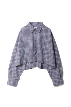 Check Short Shirts - BLUE (62610415)