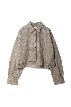 Check Short Shirts - BEIGE (62610415)