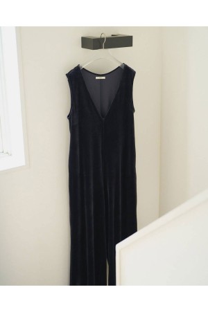 Velour Vneck Combinaison - NAVY (62610313)