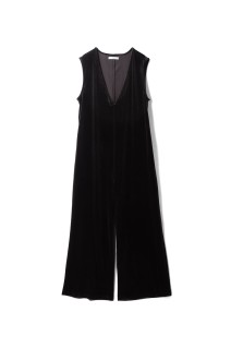 Velour Vneck Combinaison - BROWN (62610313)