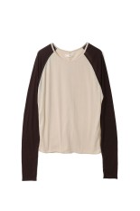 Sheer Raglan T-Shirts - CREAM (62610622)