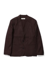 Over Linen Jacket - BROWN (62610104)